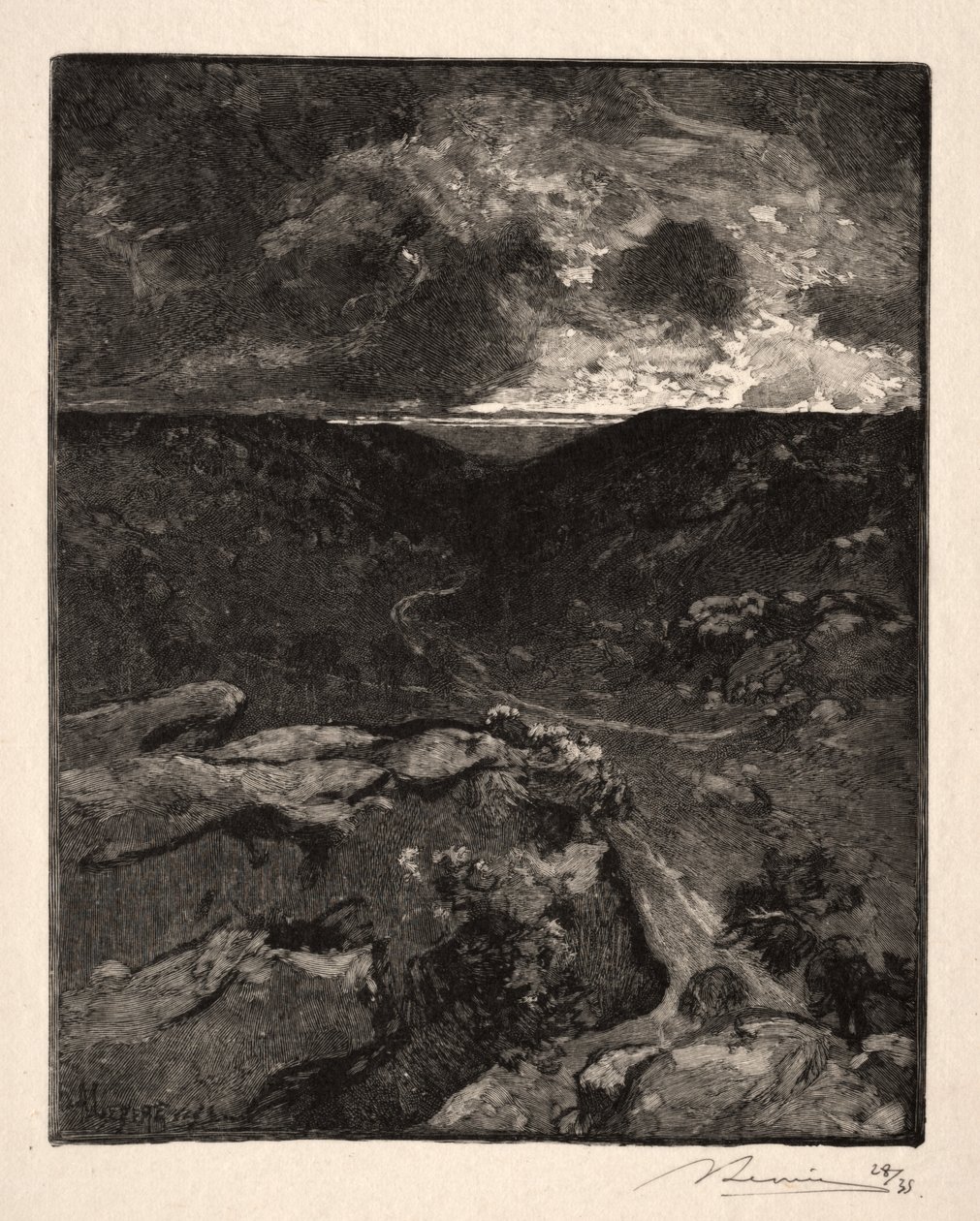 La valle di Franchard da Auguste Louis Lepère