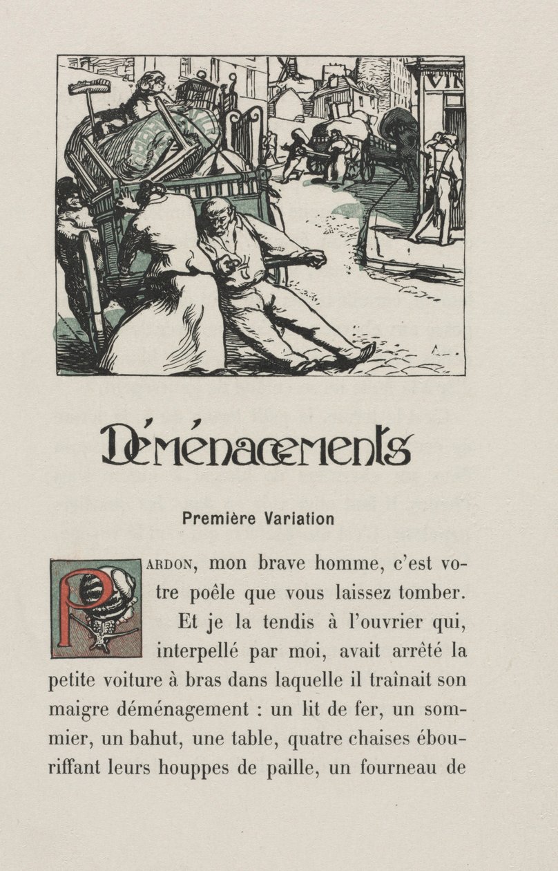 Paesaggi e angoli delle strade: Spostamento da Auguste Louis Lepère