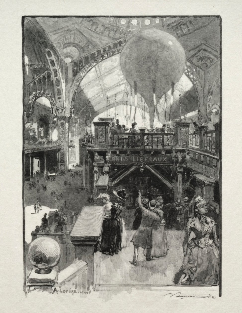 Le Palais des Arts Liberaux, Interno da Auguste Louis Lepère