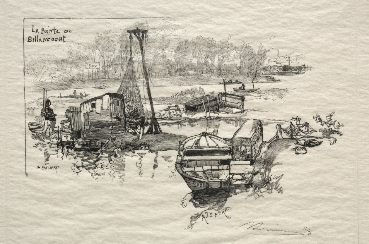 Le Point de Billancourt da Auguste Louis Lepère