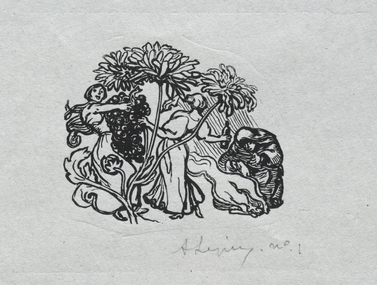 Almanacco di Parigi, 1897: Finale, Autunno, 1897 da Auguste Louis Lepère