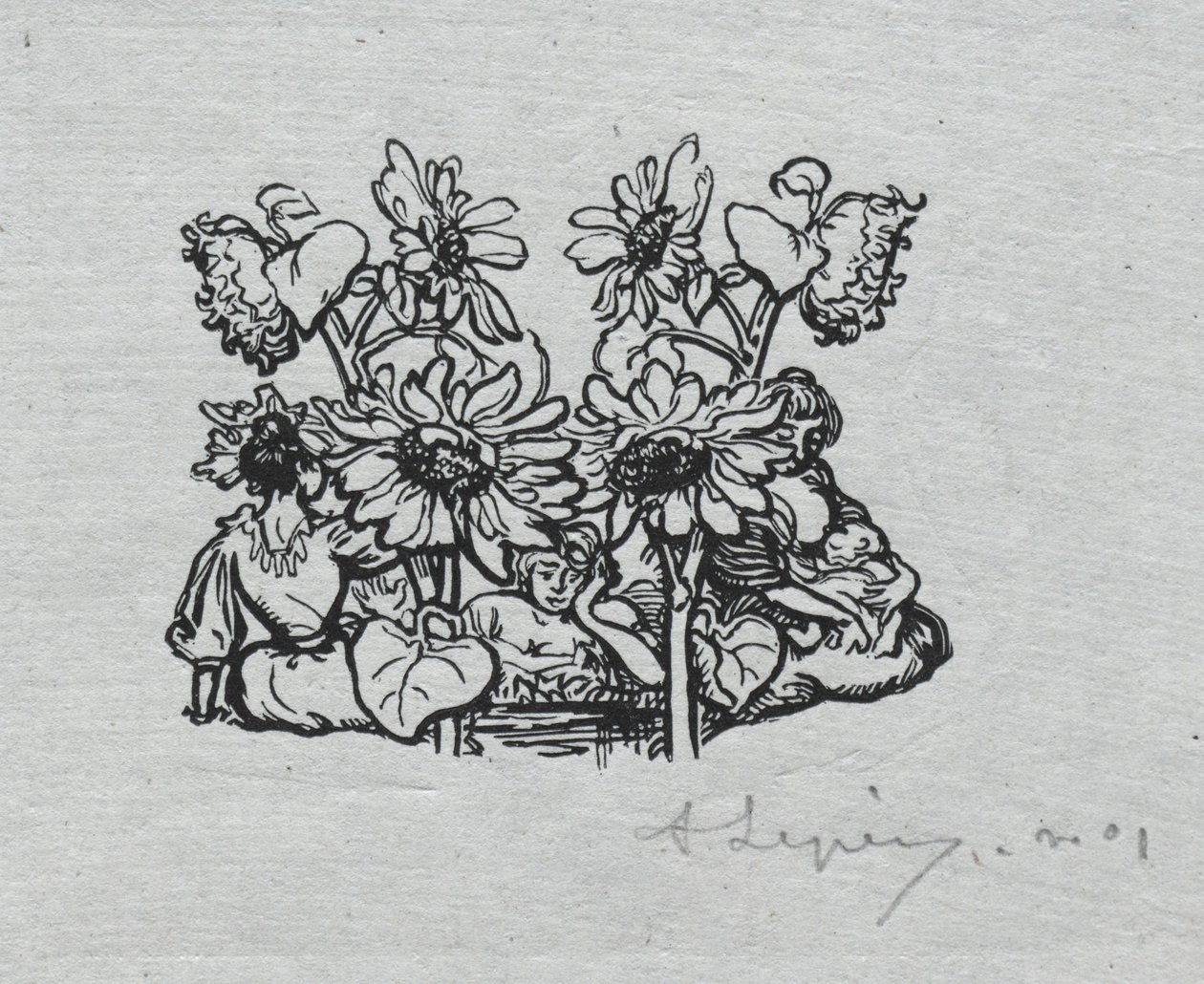 Almanacco di Parigi, 1897: Finale, Estate, 1897 da Auguste Louis Lepère