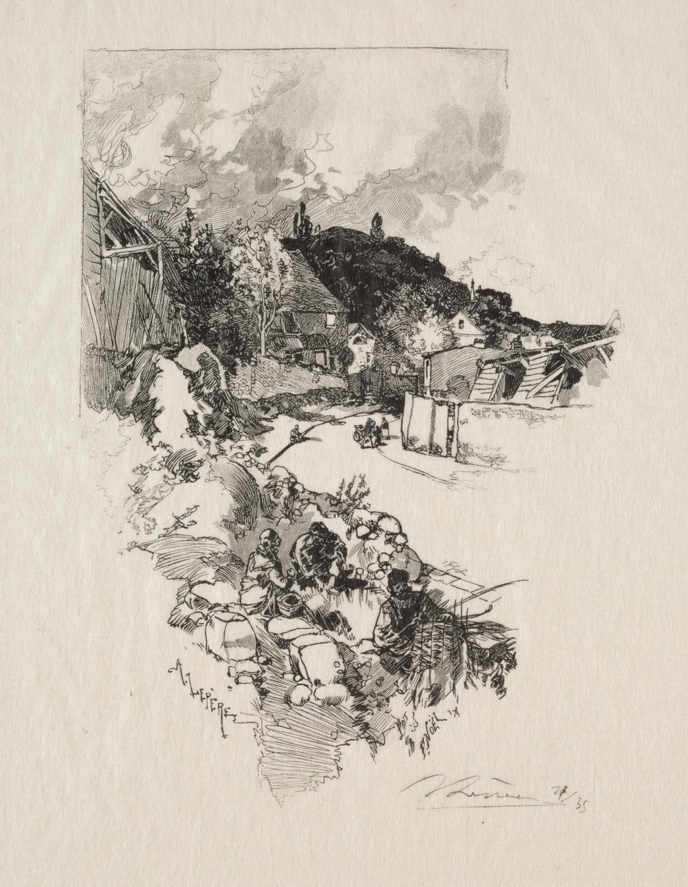 Route de Versailles da Auguste Louis Lepère