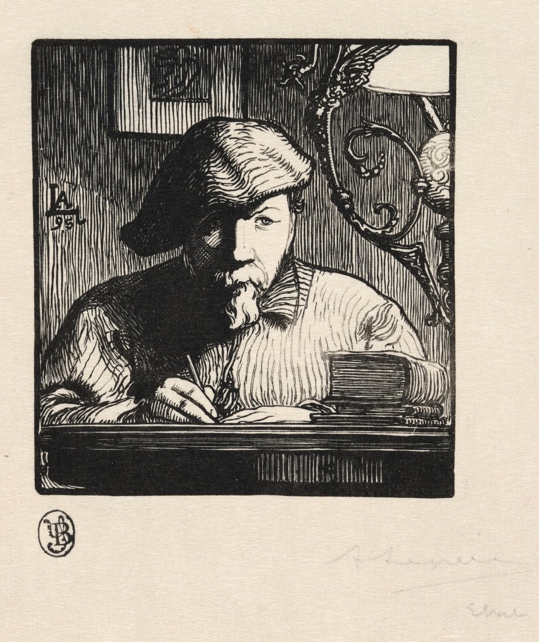 Autoritratto da Auguste Louis Lepère