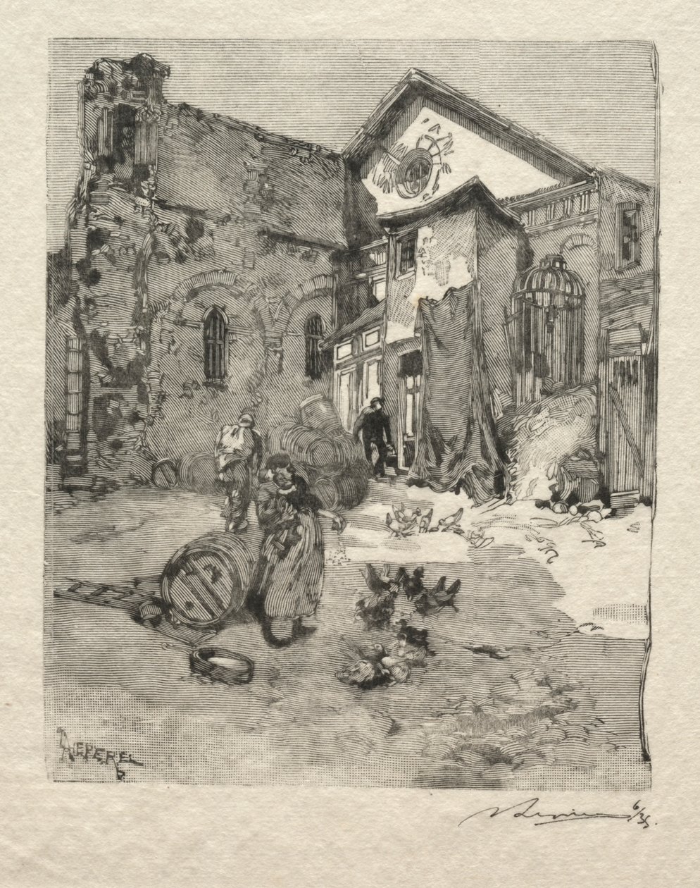 St. Julien le Pauvre: Il Portale da Auguste Louis Lepère