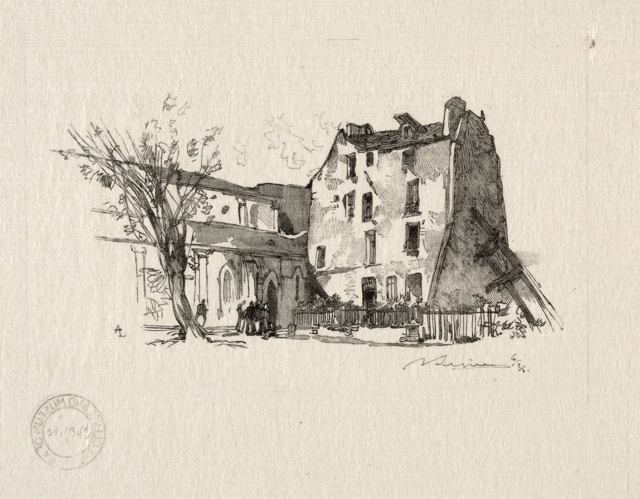 St. Julien le Pauvre: Il Presbiterio da Auguste Louis Lepère