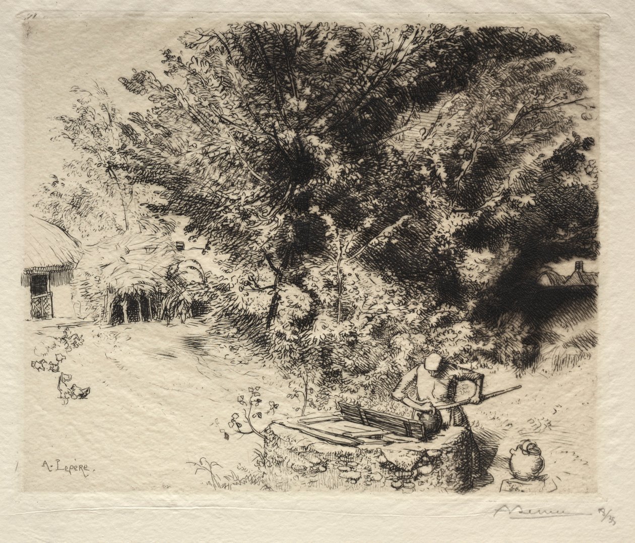 La fossa, 1911 da Auguste Louis Lepère