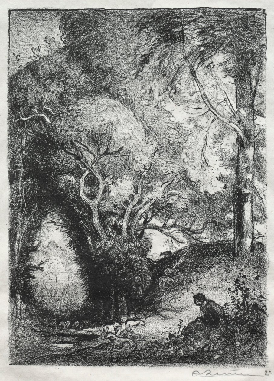 Il burrone a giugno da Auguste Louis Lepère