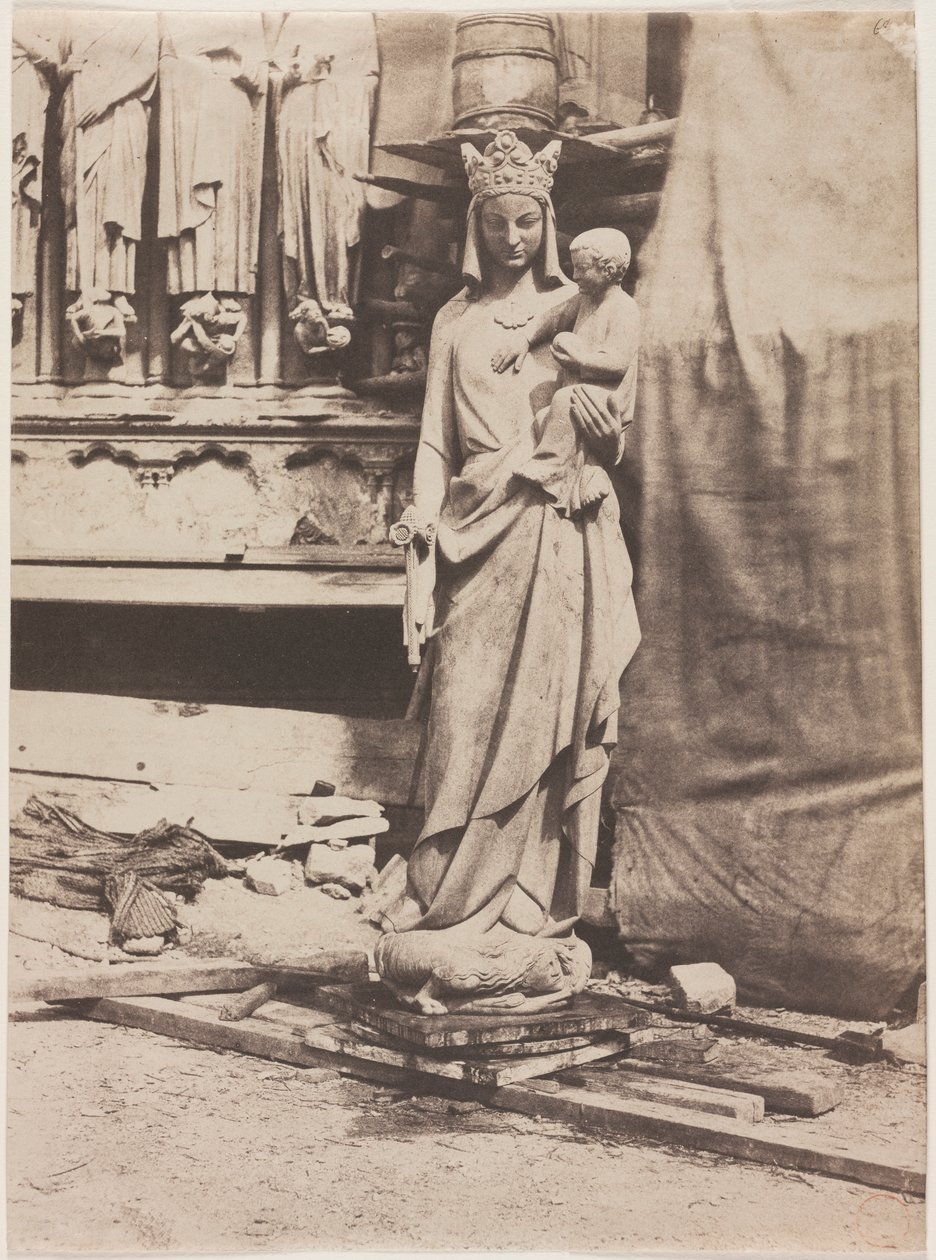 Statua della Vergine, Notre Dame de Paris da Auguste Mestral