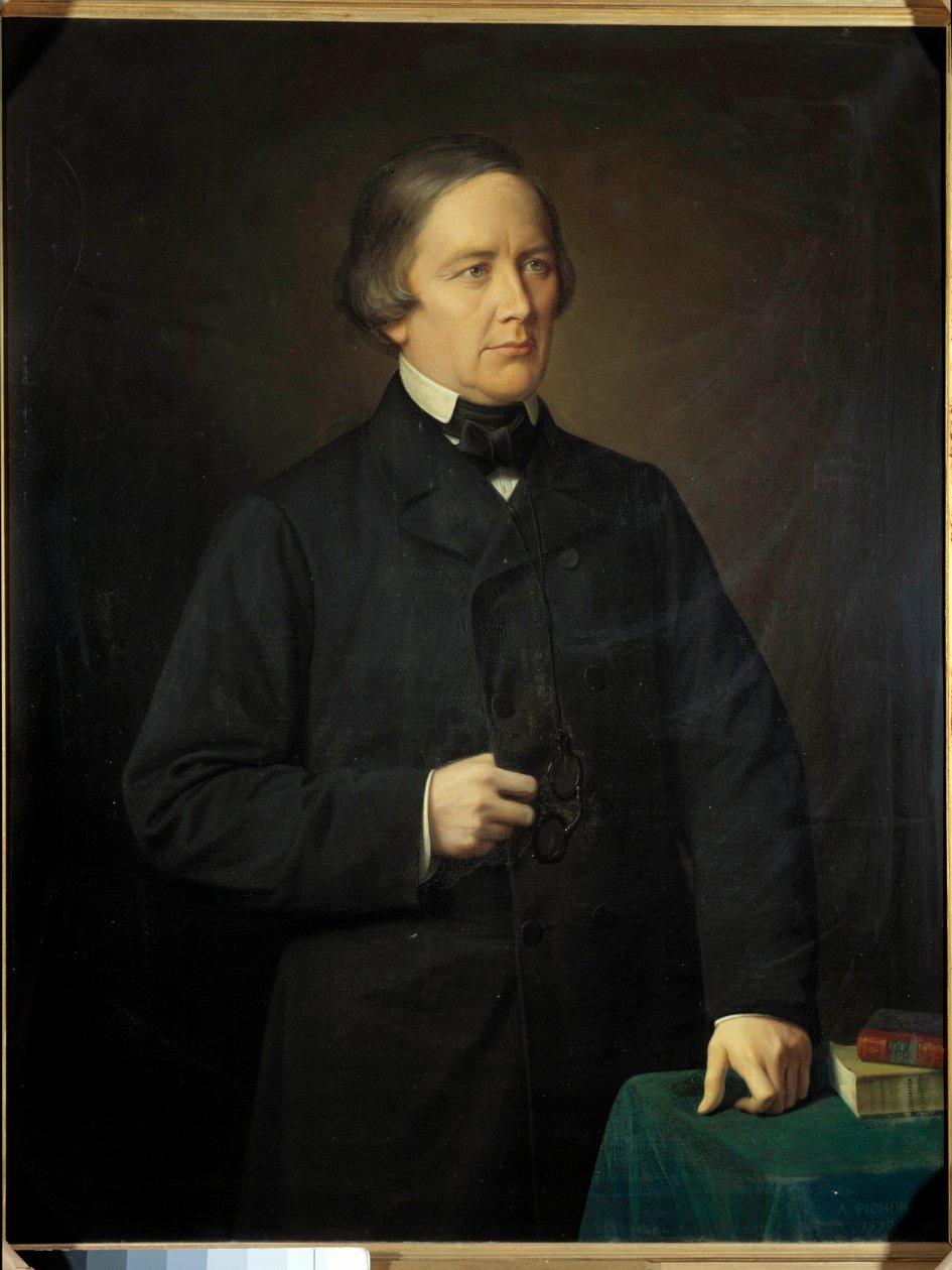 Ritratto di Charles Forbes, Conte di Montalembert (1810-1870) giornalista e politico da Auguste Pichon