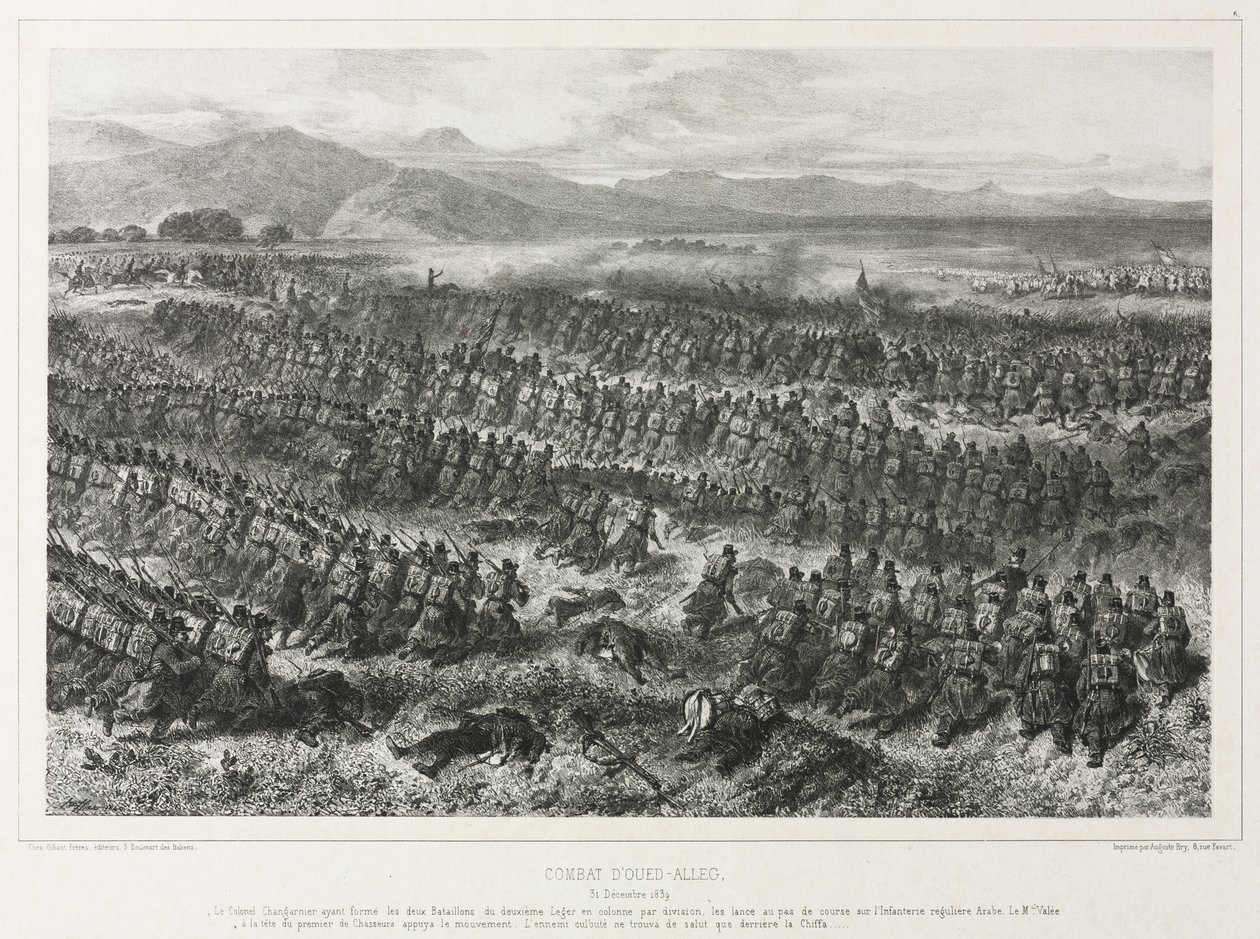 Combattimento di Oued-alleg, 31 dicembre 1839 da Auguste Raffet