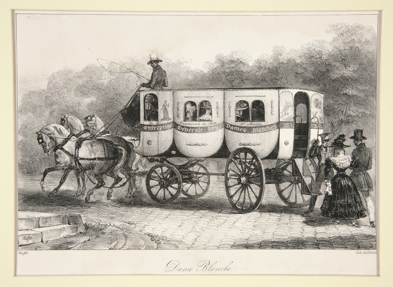 Dama bianca da Auguste Raffet