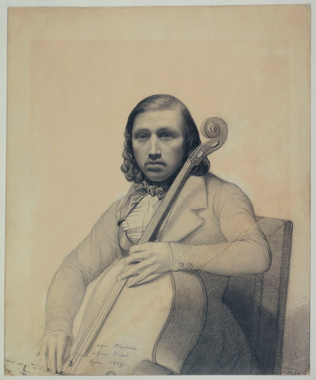 Ritratto di François George-Hainl da Auguste René Flandrin