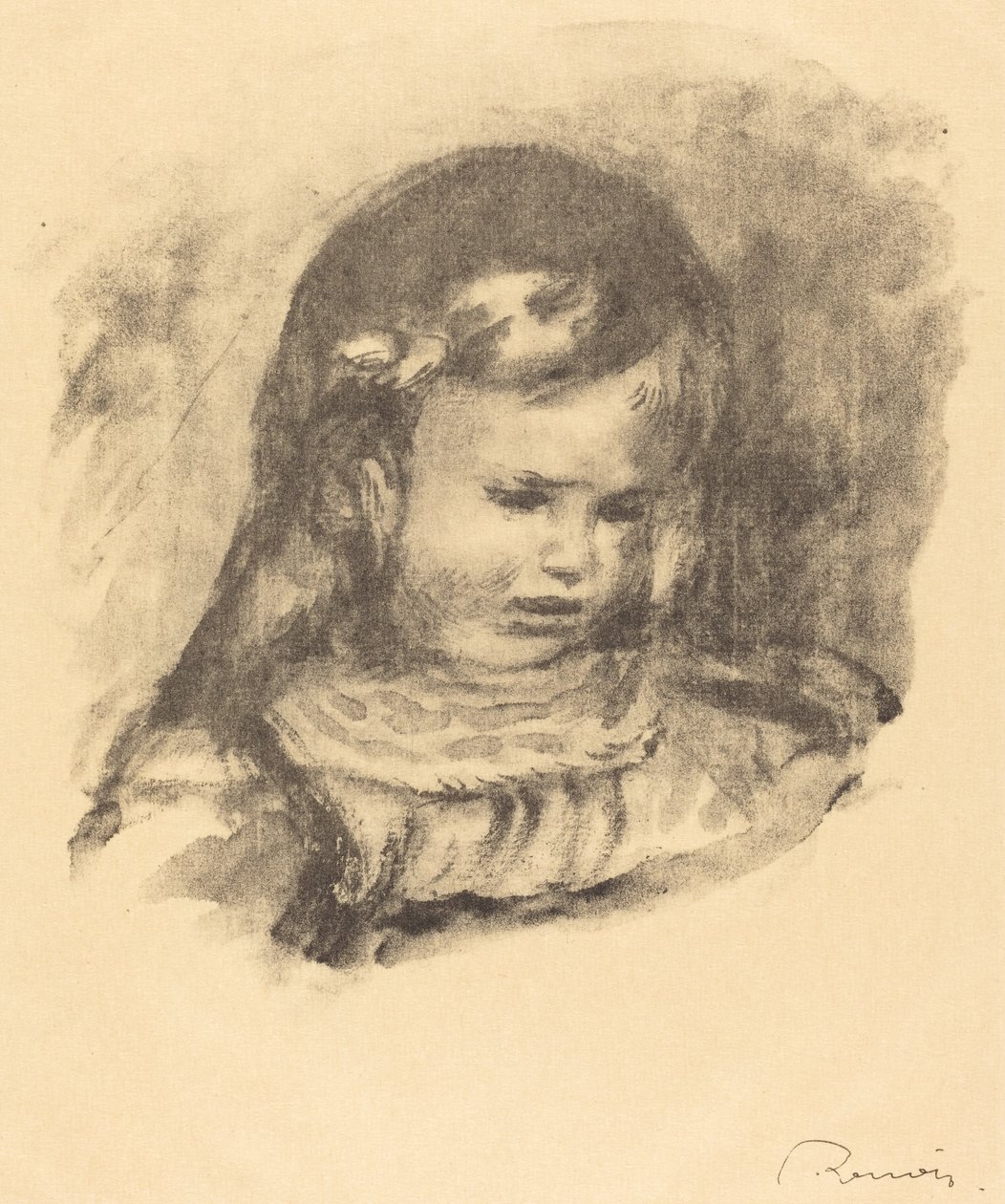 Claude Renoir, la testa bassa da Auguste Renoir