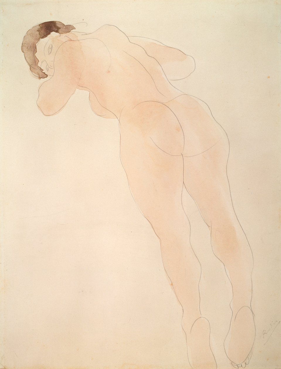 Un nudo, 1900-1908 da Auguste Rodin