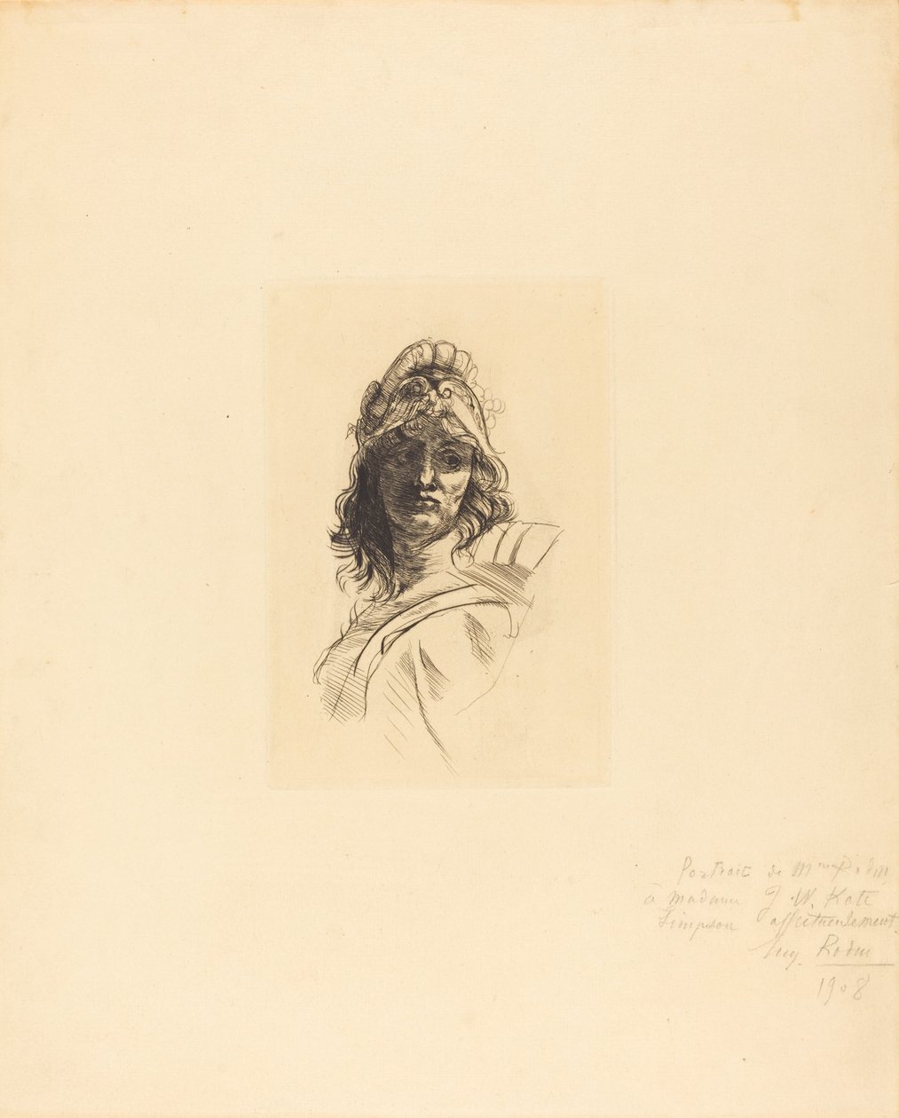 Busto di Bellona da Auguste Rodin