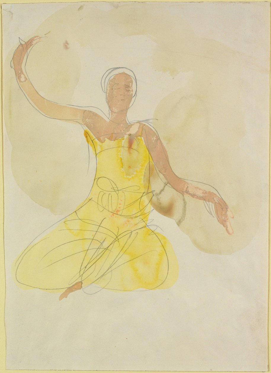 Tänzerin des Königlichen Kambodschanischen Balletts da Auguste Rodin