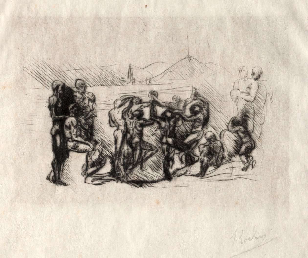 La Ronde, 1883 da Auguste Rodin