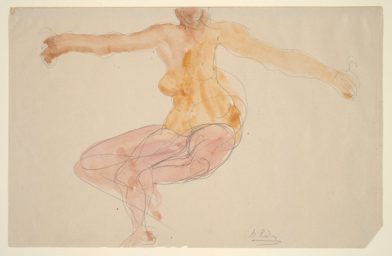 Danza nuda da Auguste Rodin