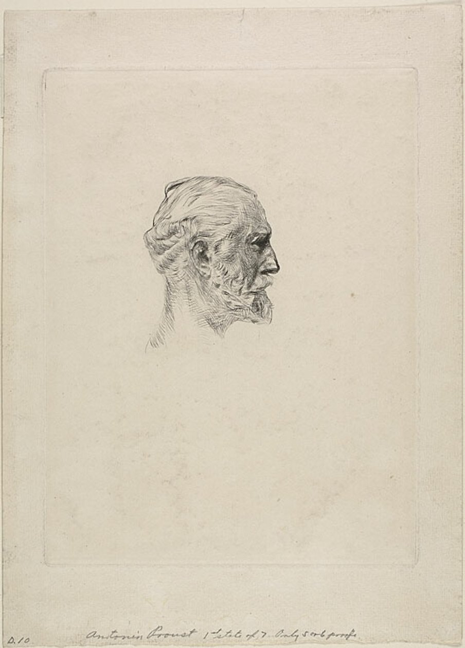 Ritratto di Antonin Proust da Auguste Rodin