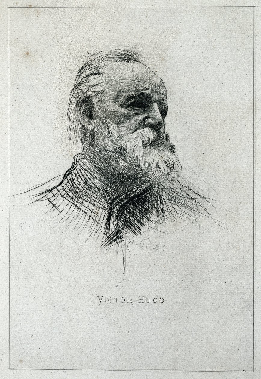 Ritratto dello scrittore Victor Hugo da Auguste Rodin