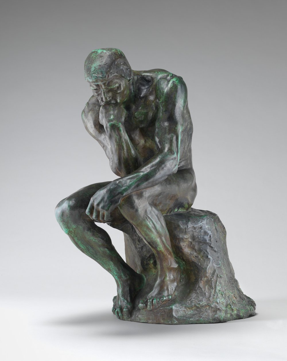 Il Pensatore, modello 1880, fusione 1901 da Auguste Rodin