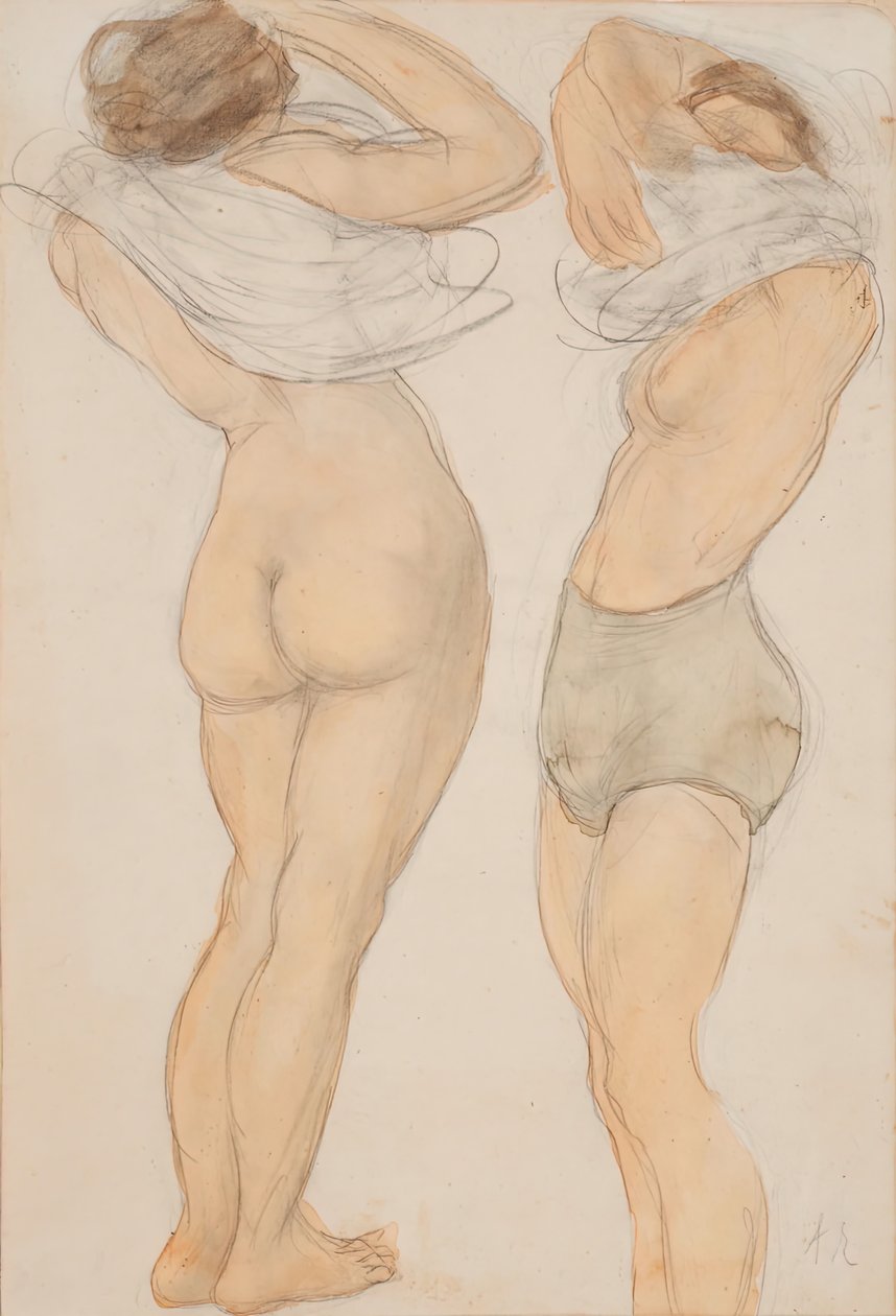 Due figure da Auguste Rodin