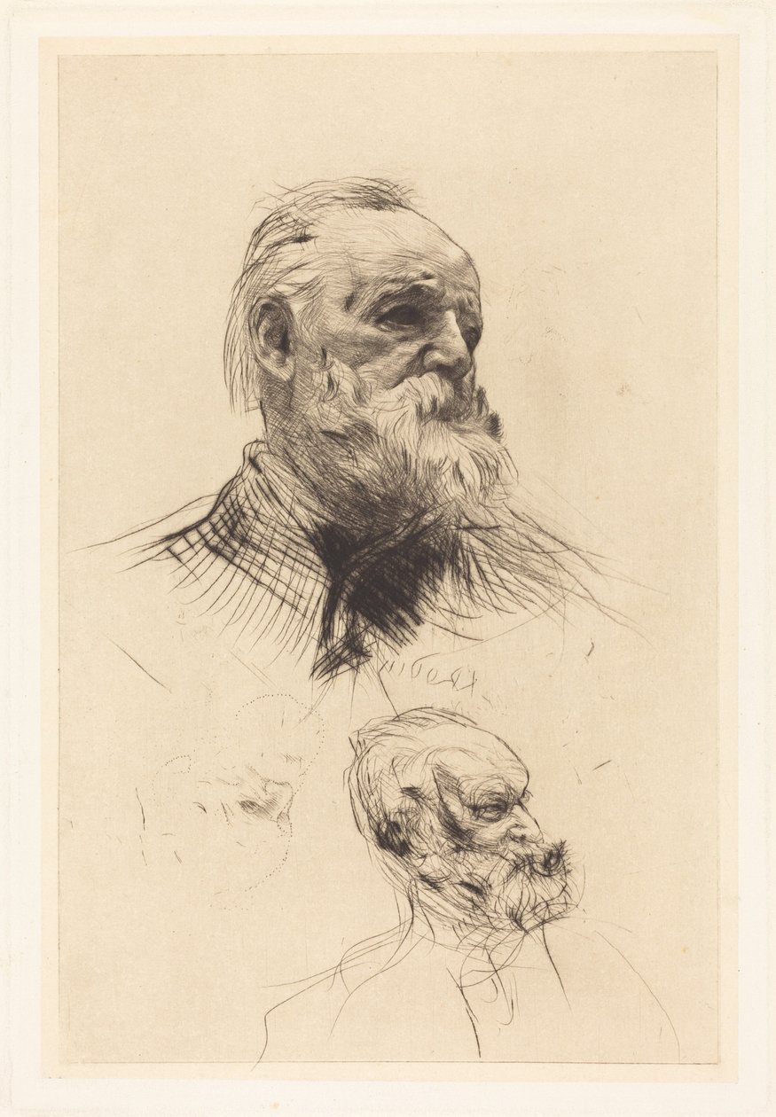 Victor Hugo, *De Trois Quarts* da Auguste Rodin