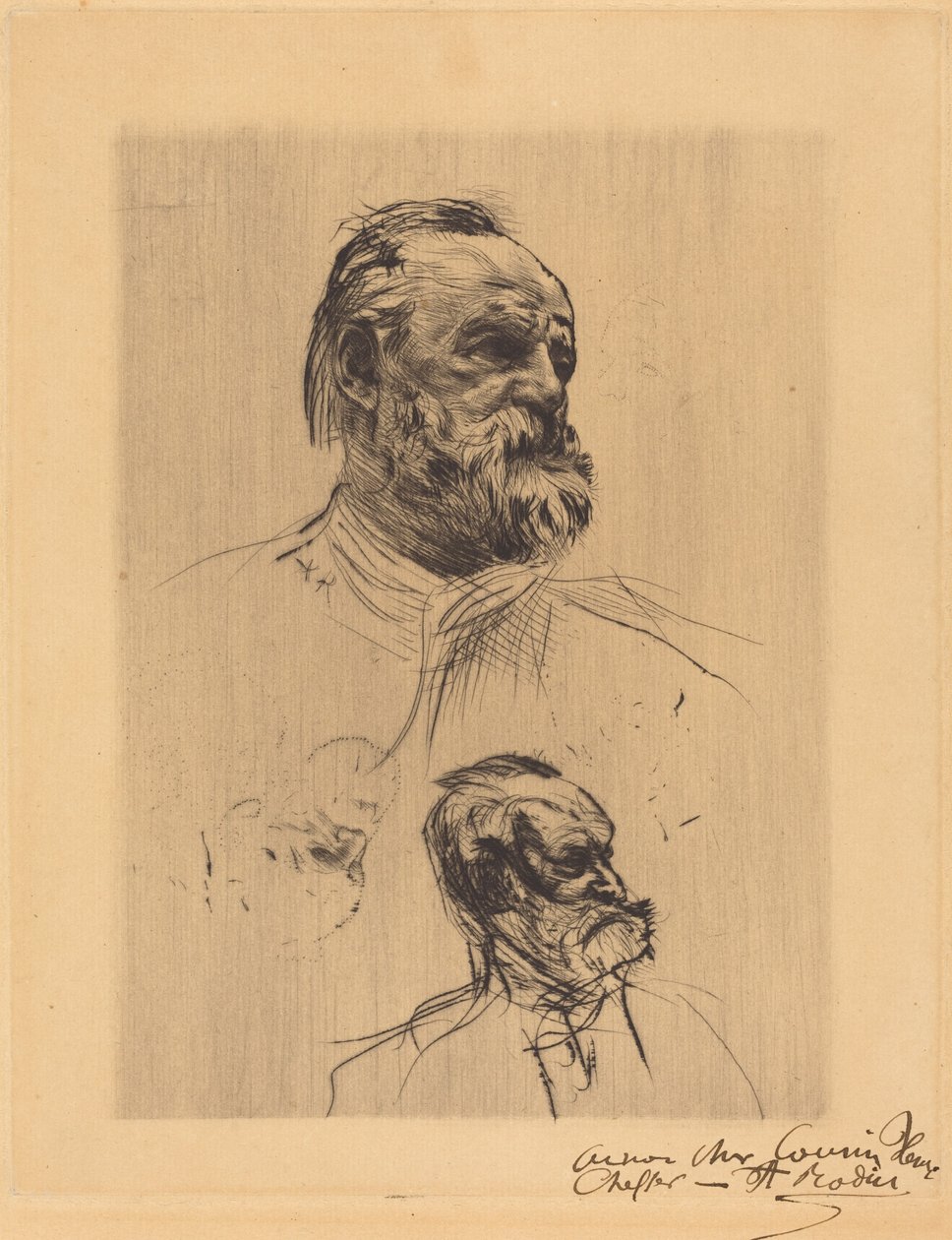 Victor Hugo, *De Trois Quarts* da Auguste Rodin