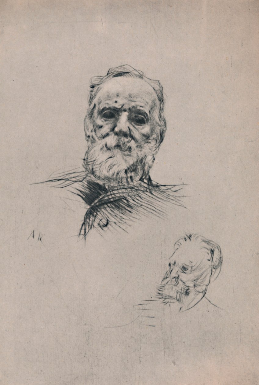 Victor Hugo, c1884 da Auguste Rodin