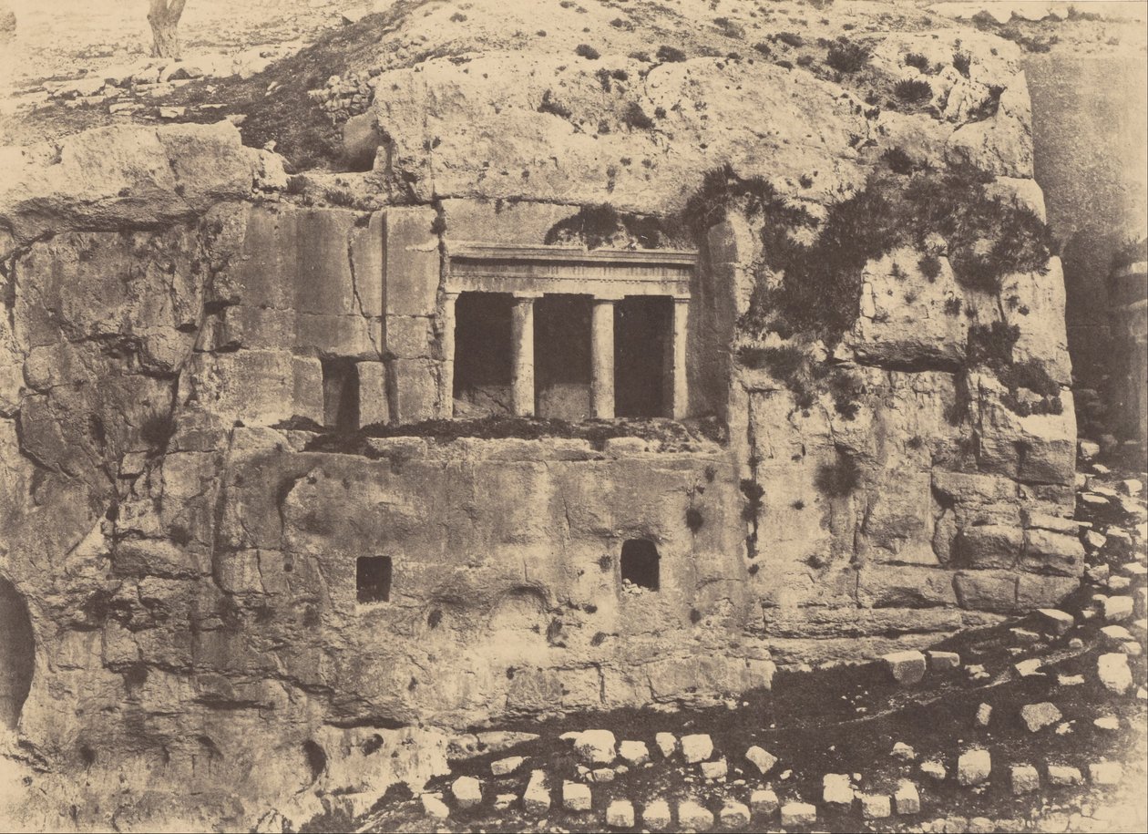 Gerusalemme. Valle di Giosafat. Tomba di San Giacomo da Auguste Salzmann