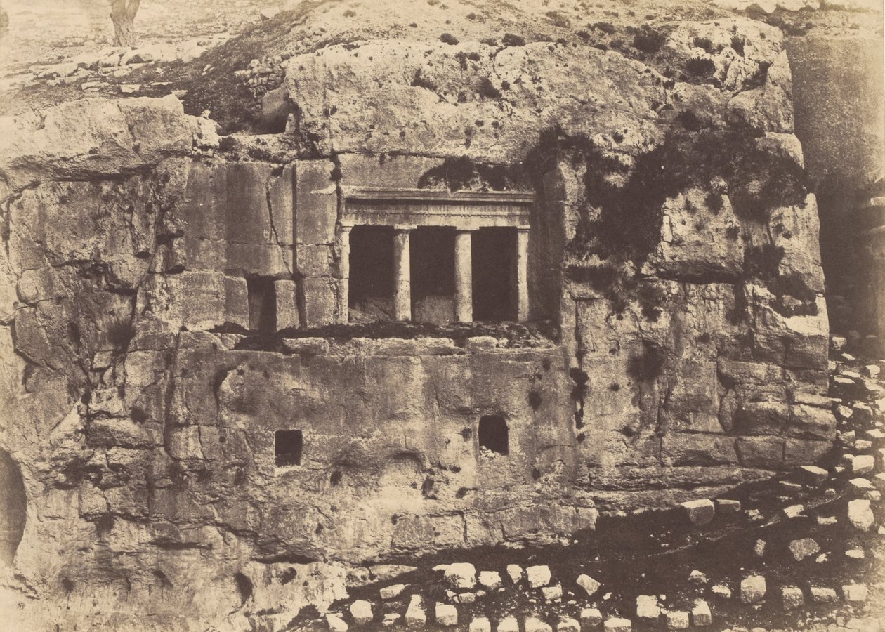 Gerusalemme. Valle di Giosafat. Tomba di San Giacomo da Auguste Salzmann