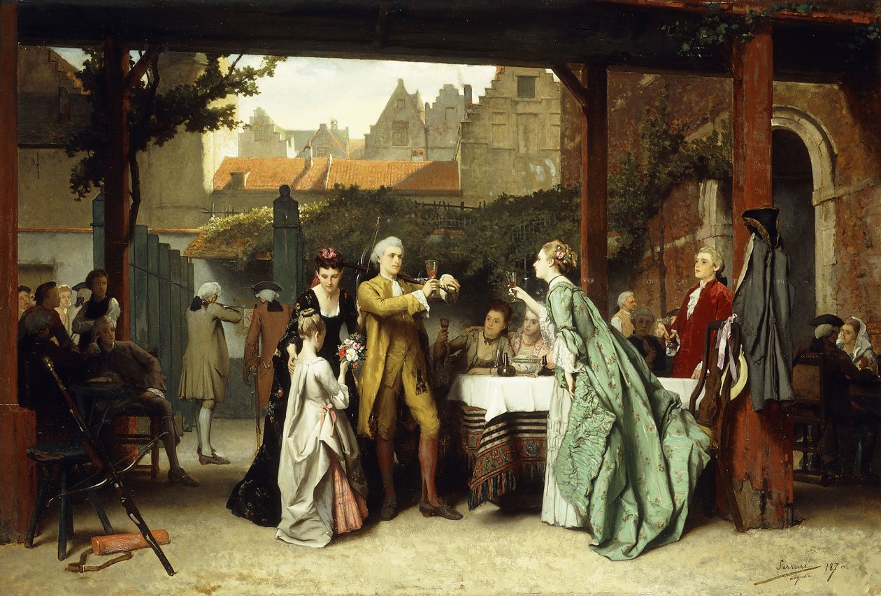 Brindisi al vincitore da Auguste Serrure