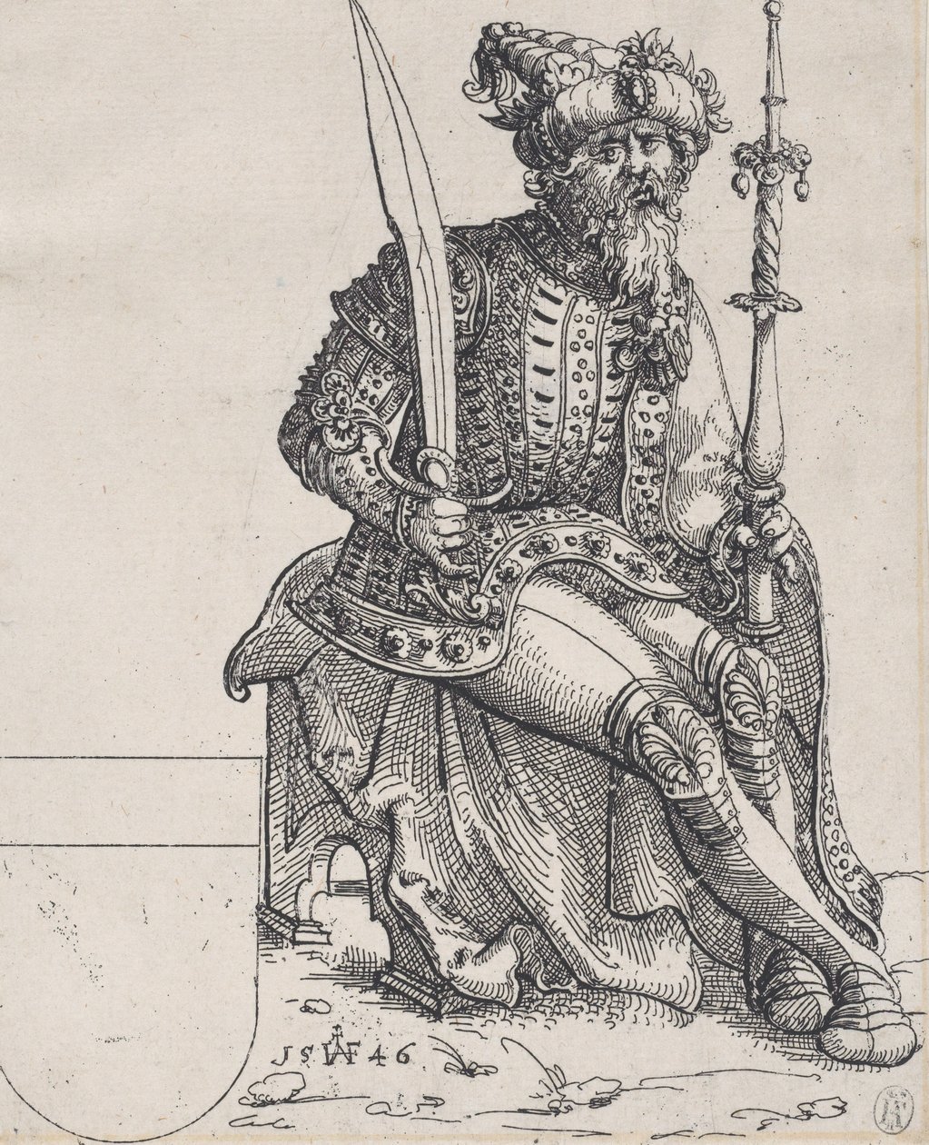 Massimiliano I, da Herberstain, Rerum Moscoviticarum Commentarii, 1546 da Augustin Hirschvogel