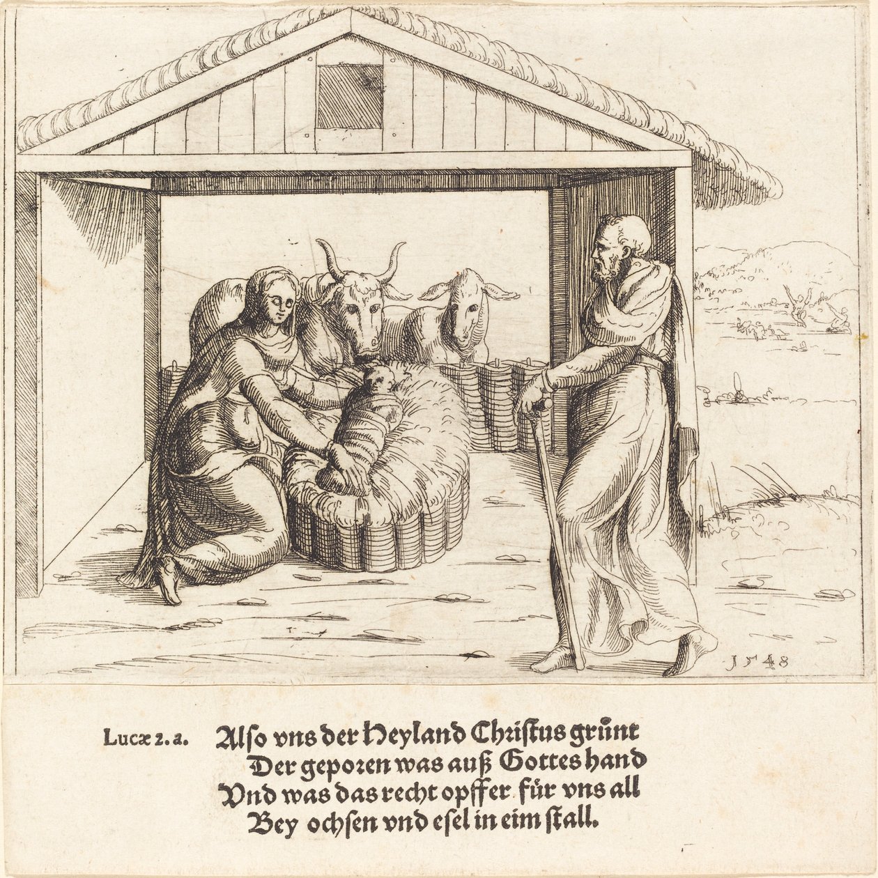 La natività da Augustin Hirschvogel