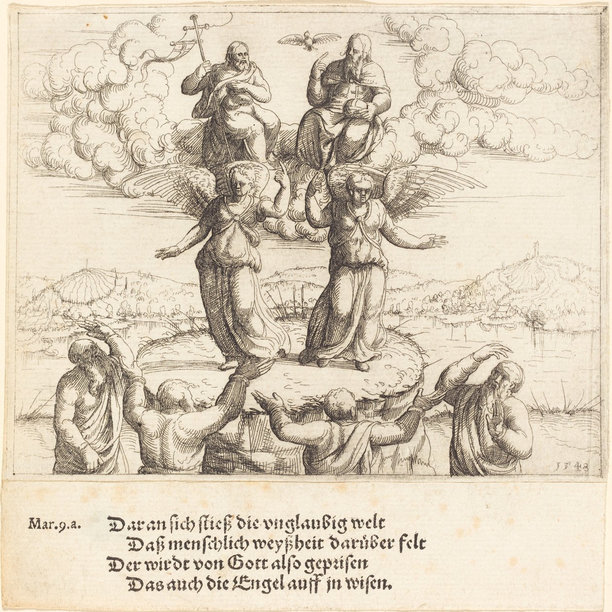 La Trasfigurazione da Augustin Hirschvogel