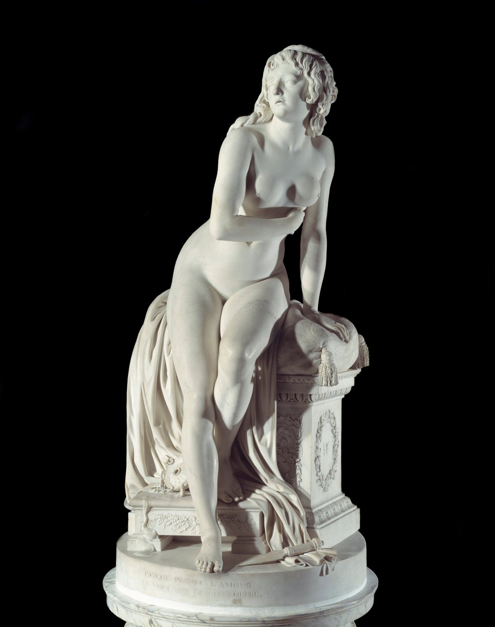 Psiche abbandonata Scultura di Augustin Pajou (1730-1809) 1791 da Augustin Pajou