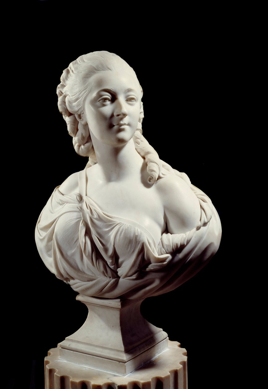 Busto di Jeanne Becu, Contessa del Barry da Augustin Pajou