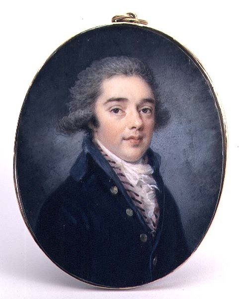 Ritratto di un giovane uomo, c.1790 da Augustin Ritt