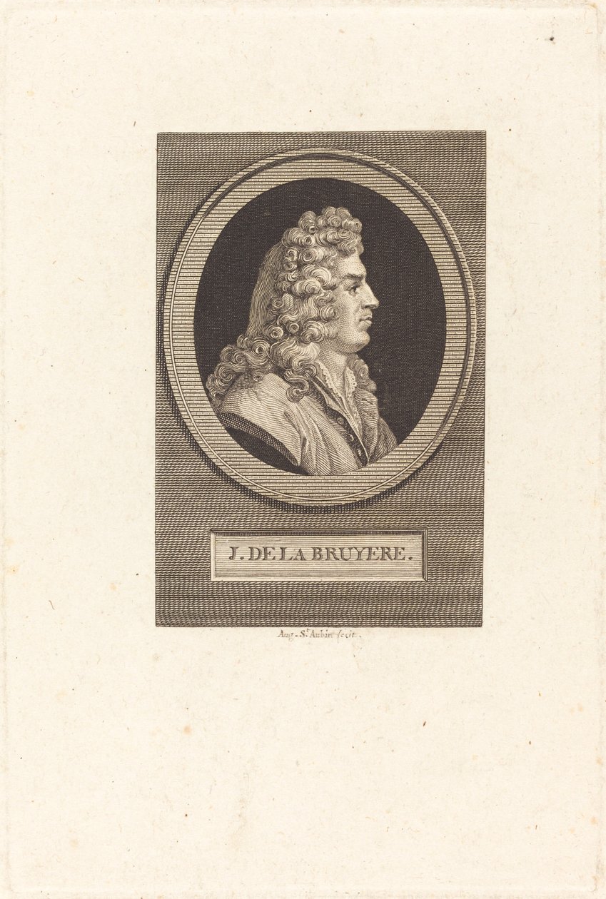 Jean de La Bruyere da Augustin de Saint Aubin