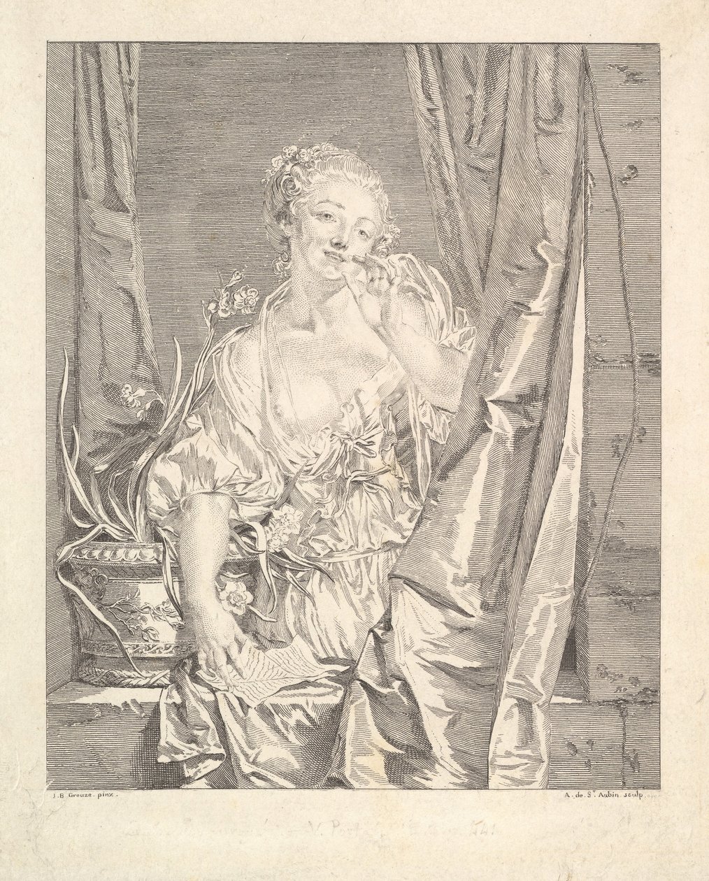 Il bacio soffiato da Augustin de Saint Aubin