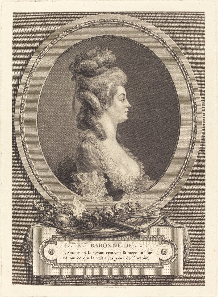 Louise Emilie Baronne de *** da Augustin de Saint Aubin