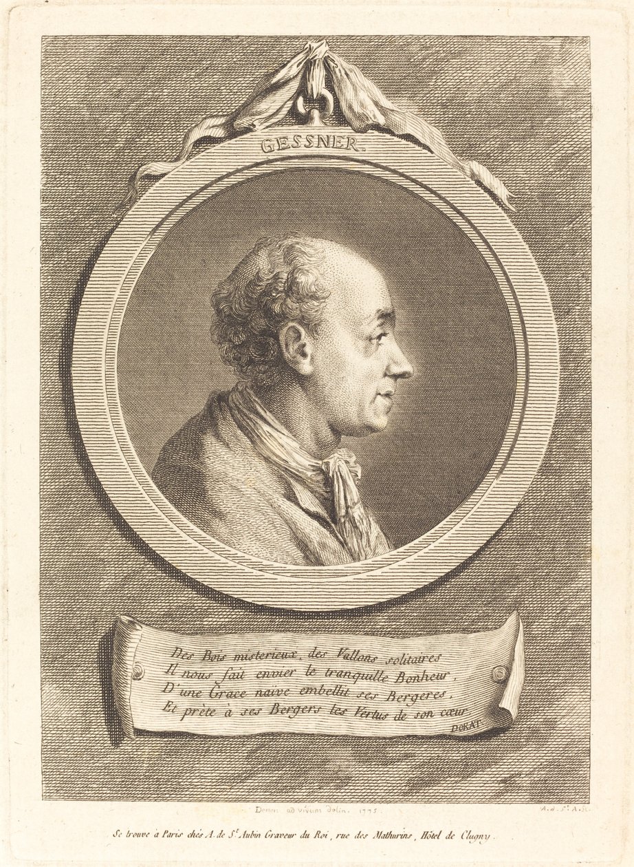 Salomon Gessner da Augustin de Saint Aubin after Vivant Denon