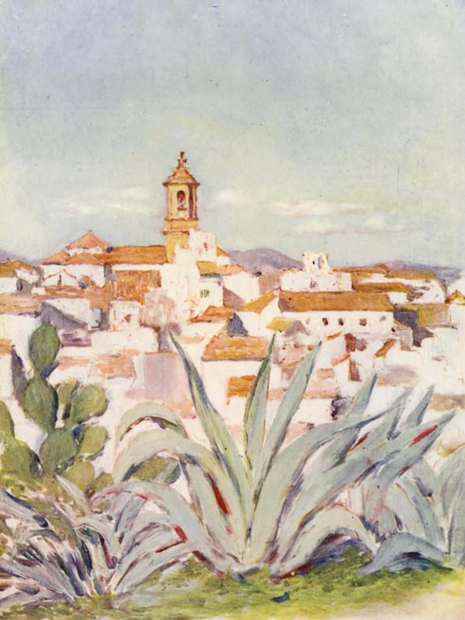 Algeciras (litografia a colori) da Augustine Fitzgerald