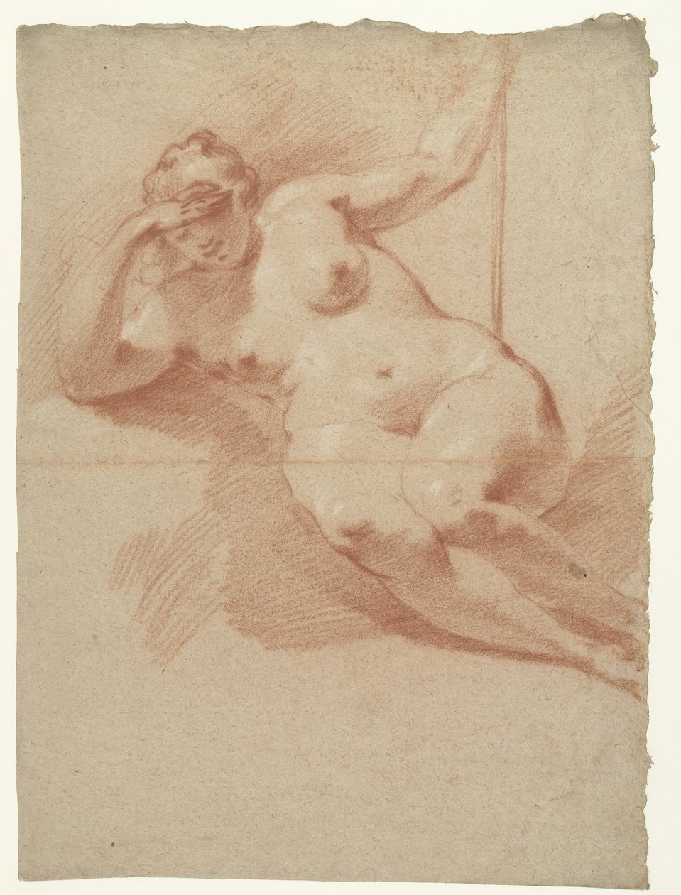 Nudo femminile reclinato da Augustinus Terwesten (I)