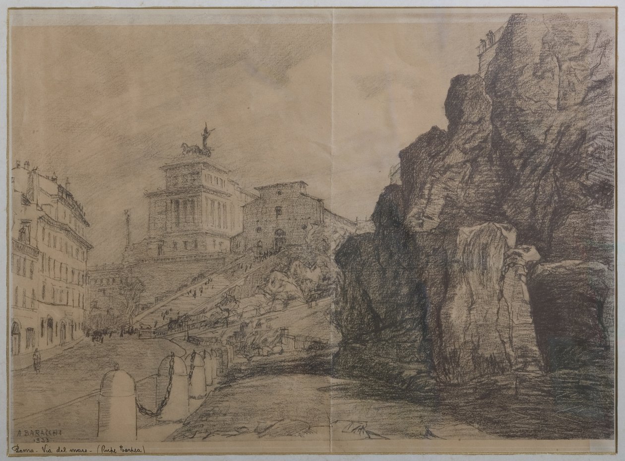 Paesaggio di Roma da Augusto Baracchi