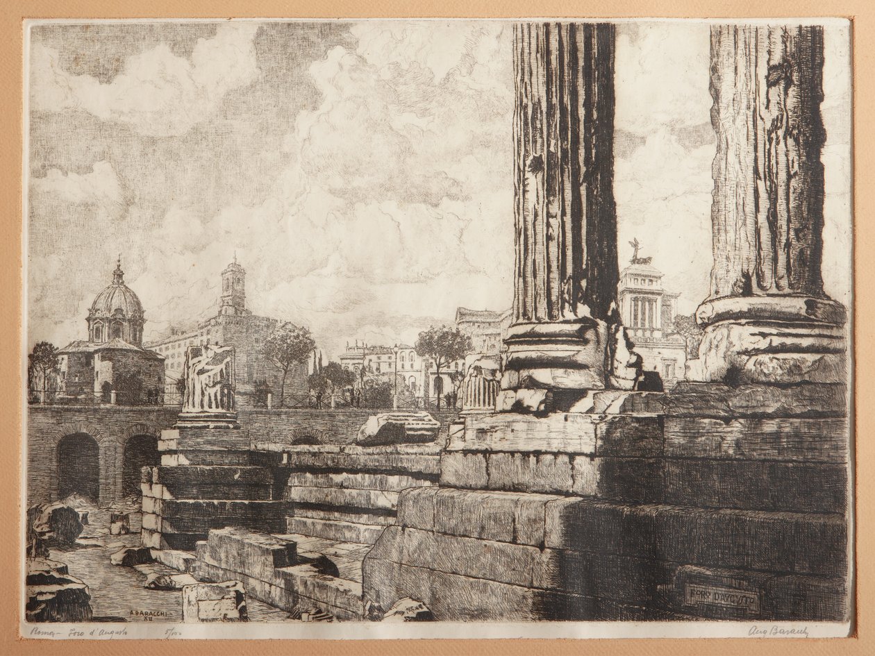 Roma, Il Foro di Augusto da Augusto Baracchi