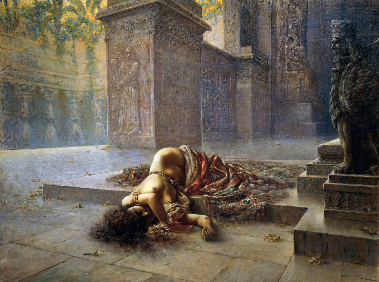 Semiramide morente sulla tomba di Nino da Augusto Valli