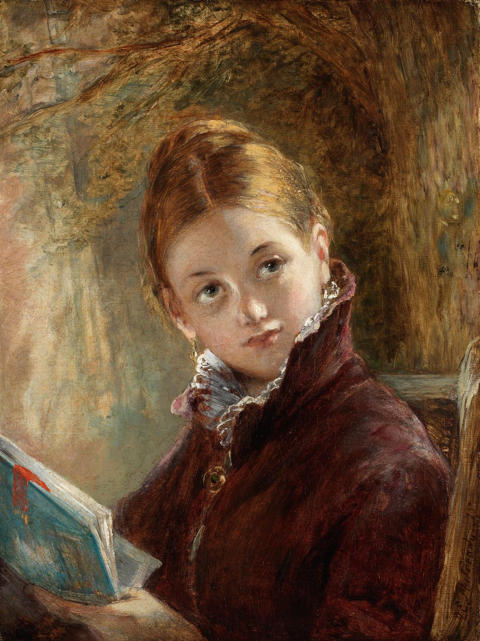 Una Lettura Tranquilla, 1875 da Augustus Edward Mulready