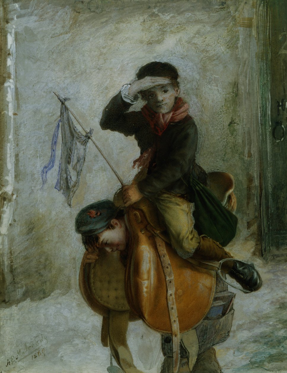 Il giovane cavaliere da Augustus Edward Mulready